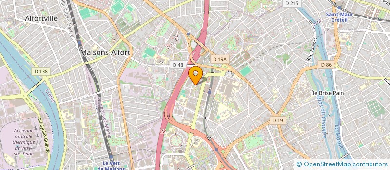 localisation de l'entreprise FNCS CRETEIL - MUSICHOEUR  CRETEIL