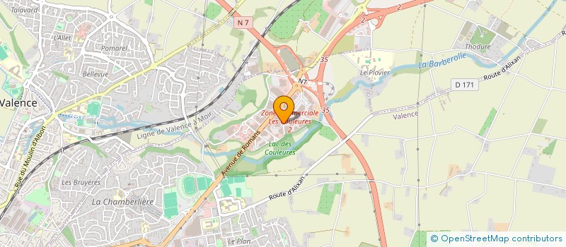 localisation de l'entreprise FNCT à VALENCE