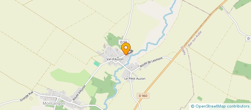 localisation de l'entreprise FNCTA COMITE DEPARTEMENTAL DE L'AUBE  VAL-D'AUZON