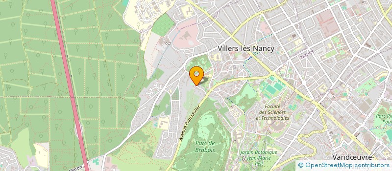 localisation de l'entreprise FNCTA-UNION REGIONALE GRAND EST  VILLERS-LES-NANCY