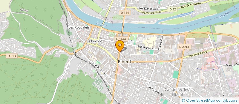 localisation de l'entreprise FNDA SERVICE  ELBEUF