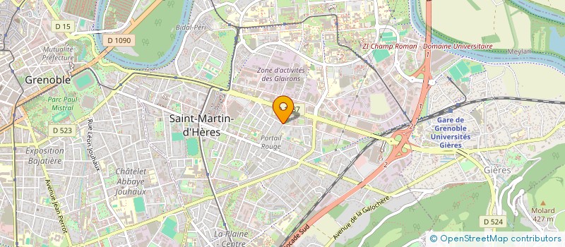 localisation de l'entreprise FNDIRP SECTION LOCALE SAINT-MARTIN-D'HERES - GIERES - VENON  SAINT-MARTIN-D'HERES