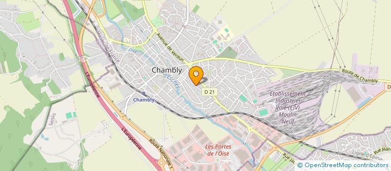 localisation de l'entreprise FNDVET  CHAMBLY