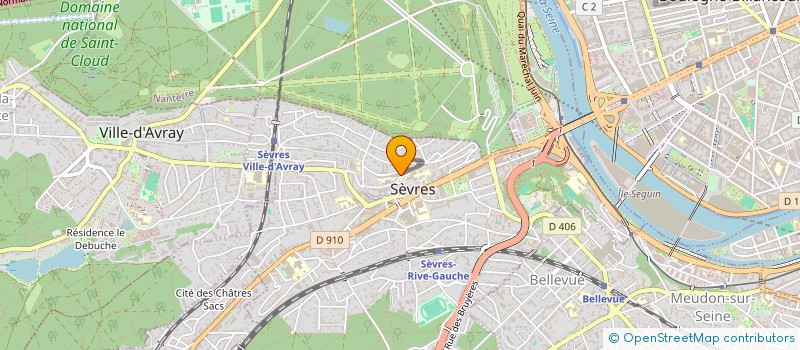localisation de l'entreprise FNECS ASS FED NAT ETUD COMPT SUP à SEVRES