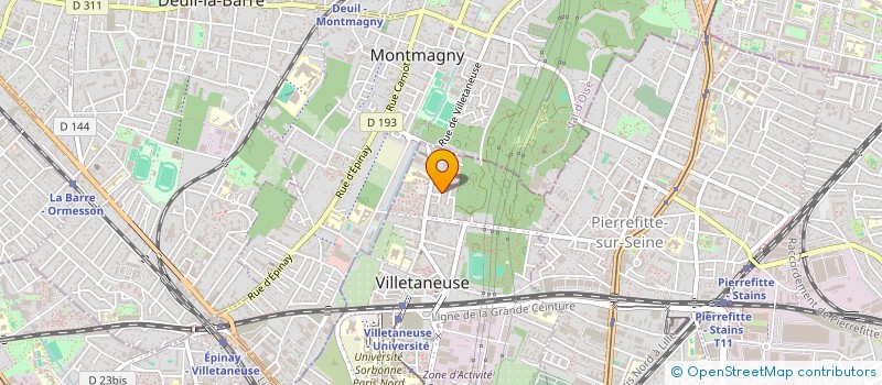 localisation de l'entreprise FNET SERVICES à VILLETANEUSE