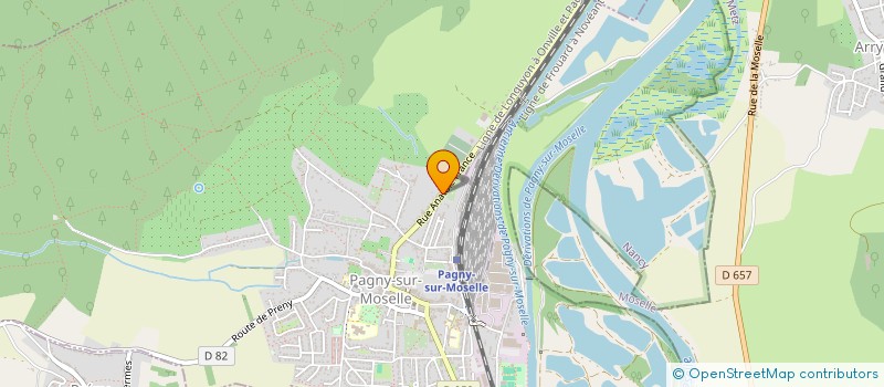 localisation de l'entreprise FNH  PAGNY-SUR-MOSELLE