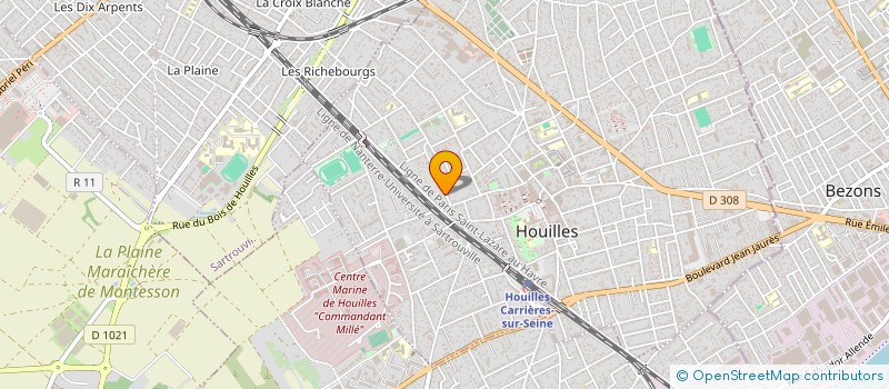 localisation de l'entreprise FNHPY  HOUILLES