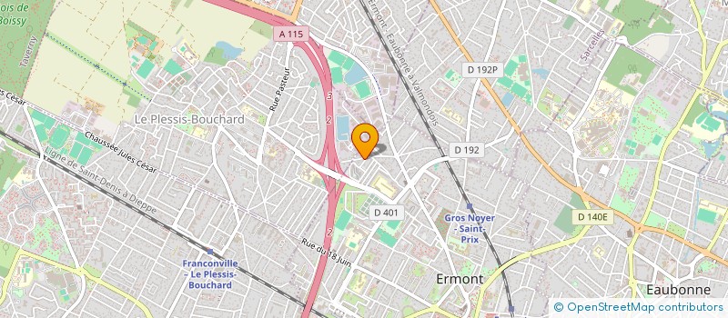 localisation de l'entreprise FNIM à ERMONT