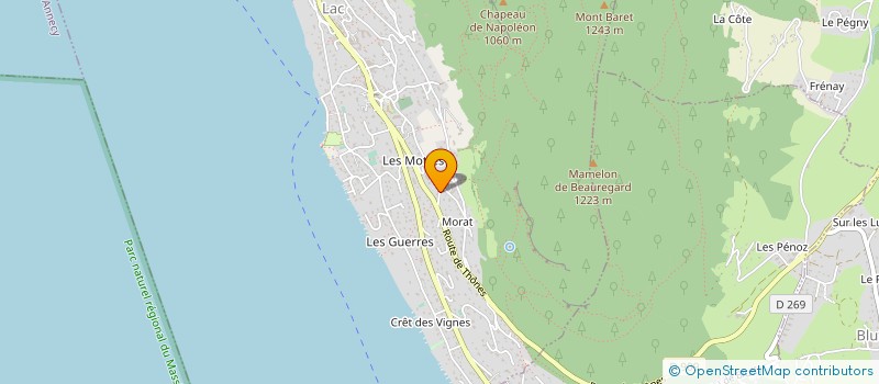 localisation de l'entreprise FNJ  VEYRIER-DU-LAC