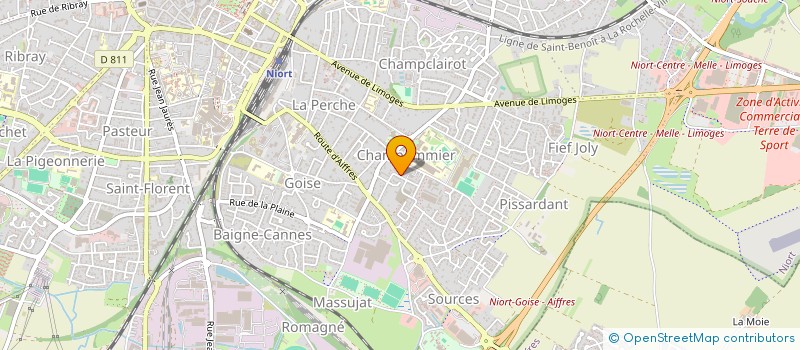 localisation de l'entreprise FNK CONSTRUCTION  NIORT