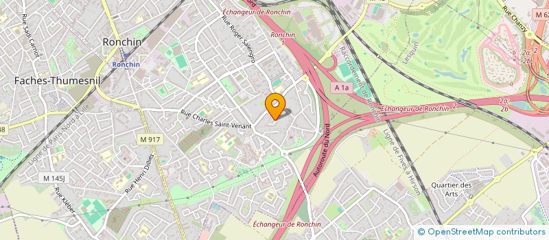 localisation de l'entreprise FNL  RONCHIN