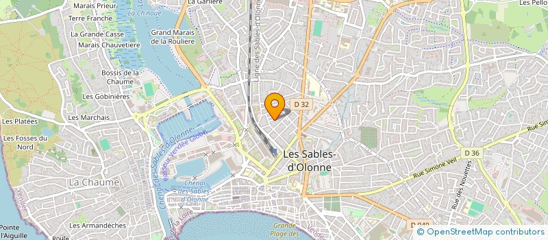 localisation de l'entreprise FNL à LES SABLES-D'OLONNE