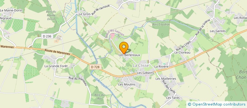 localisation de l'entreprise FNLP  LA CLISSE