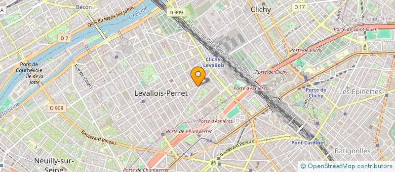 localisation de l'entreprise FNM INVEST à LEVALLOIS-PERRET