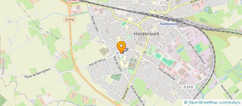 localisation de l'entreprise FNORD  HAZEBROUCK
