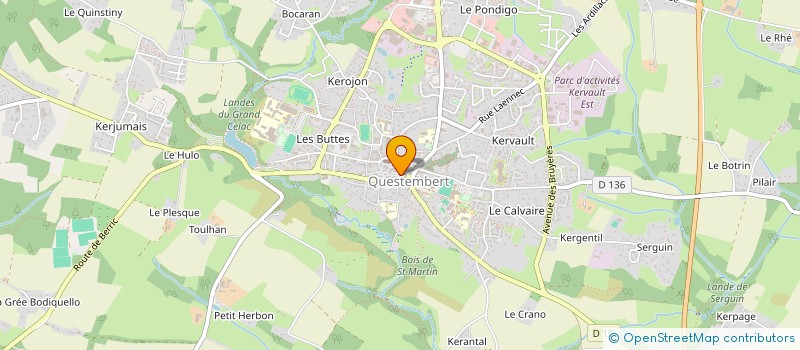localisation de l'entreprise FNOU à QUESTEMBERT