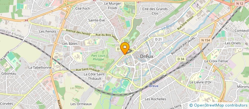 localisation de l'entreprise FNP à DREUX