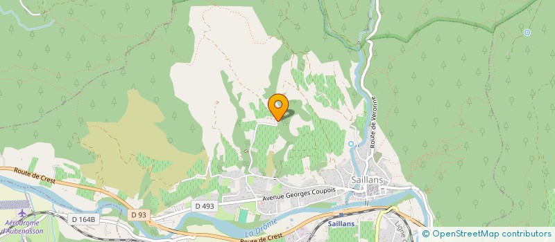 localisation de l'entreprise FNP DES 3 BECS  SAILLANS