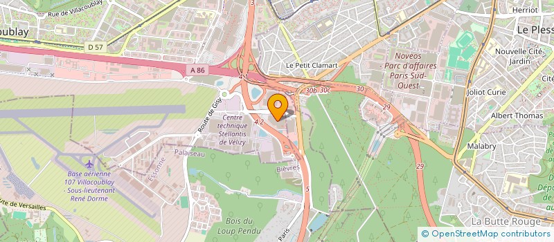 localisation de l'entreprise FNPH  VELIZY-VILLACOUBLAY