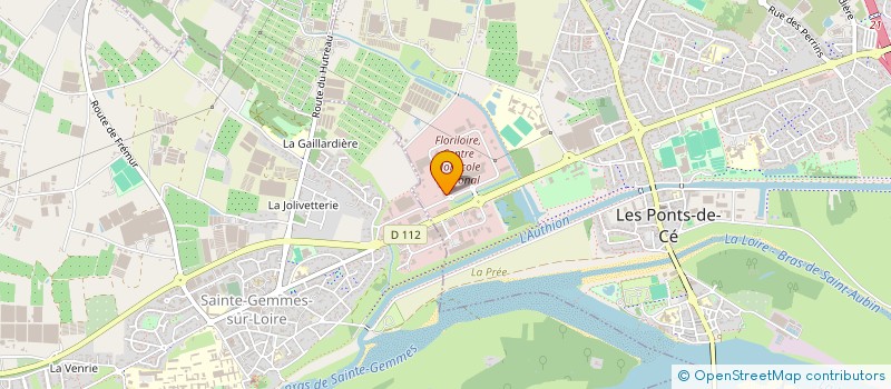 localisation de l'entreprise FNPHP DE L ANJOU ET DU MAINE  LES PONTS-DE-CE