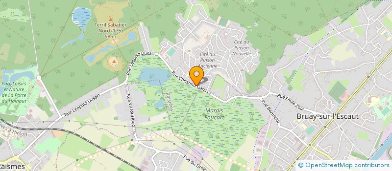 localisation de l'entreprise FNRS CARRELAGE  RAISMES