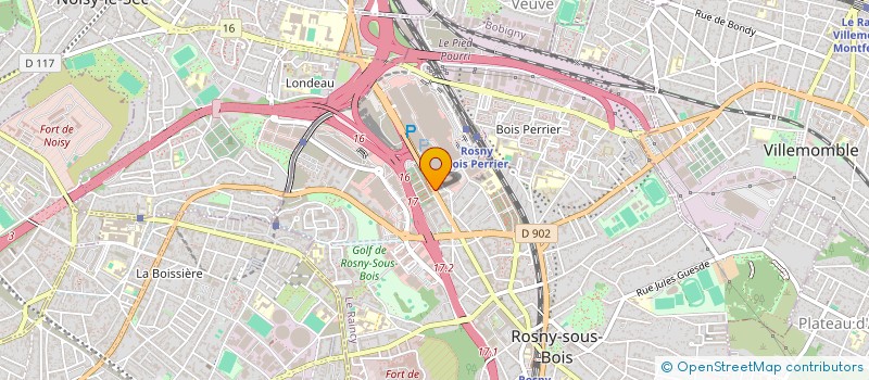 localisation de l'entreprise FNS à ROSNY-SOUS-BOIS