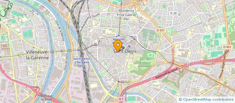 localisation de l'entreprise FNT à SAINT-DENIS