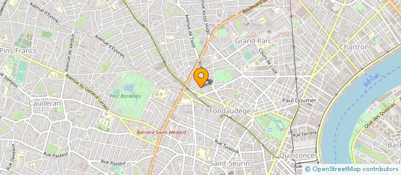 localisation de l'entreprise FNTV AQUITAINE NORD à BORDEAUX