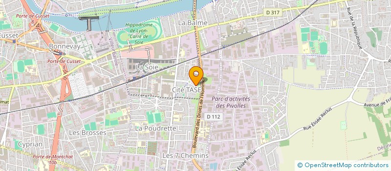 localisation de l'entreprise FO  VAULX-EN-VELIN