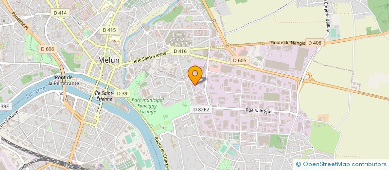 localisation de l'entreprise FO COM FT 77-93 à MELUN