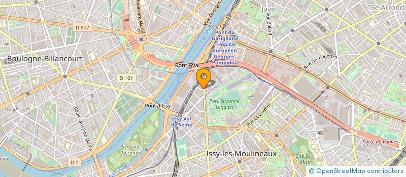 localisation de l'entreprise FO COMMUNICATION DE LA BANQUE POSTALE à ISSY-LES-MOULINEAUX