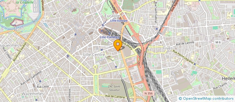 localisation de l'entreprise FO COMMUNICATION DU CENTRE FINANCIER DE LILLE à LILLE