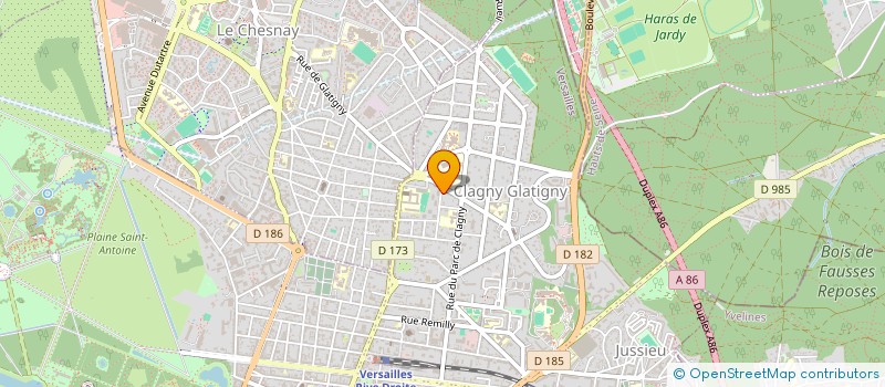 localisation de l'entreprise FO CONSEIL à VERSAILLES