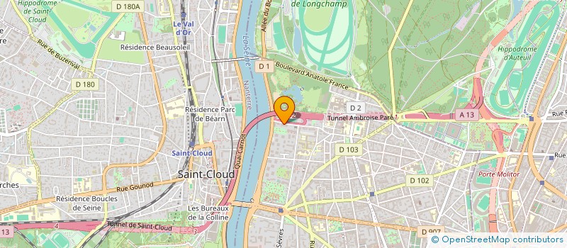 localisation de l'entreprise FO CREATION à BOULOGNE-BILLANCOURT