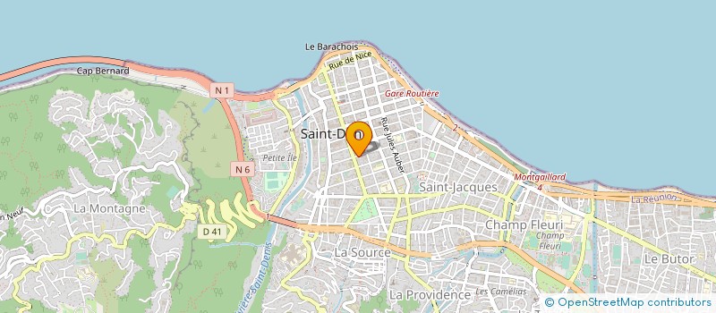 localisation de l'entreprise FO ENERGIE ET MINES ILE DE LA REUNION à SAINT-DENIS
