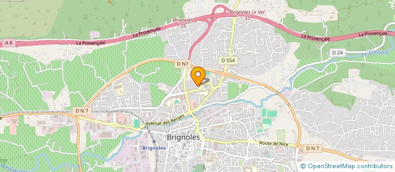localisation de l'entreprise FO.GE.PE. MULTI-SERVICES à BRIGNOLES