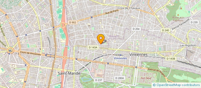 localisation de l'entreprise FO SERVICES à MONTREUIL