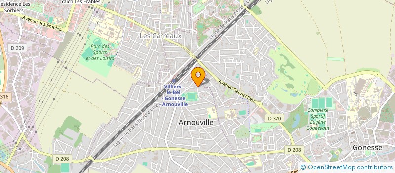localisation de l'entreprise FO42 à ARNOUVILLE