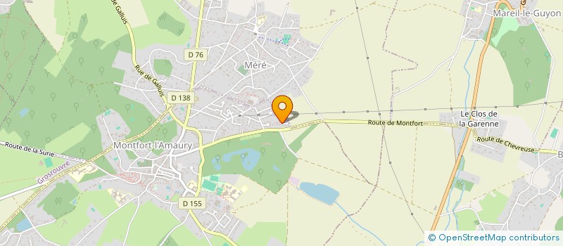 localisation de l'entreprise FOAMBEC  MONTFORT-L'AMAURY