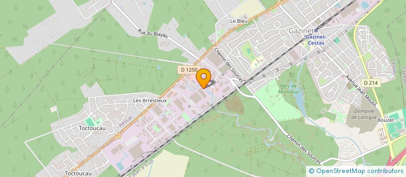 localisation de l'entreprise FOB COMPONENTS à CESTAS