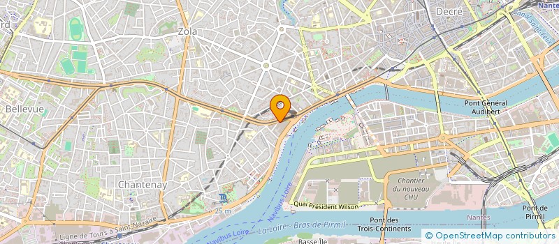 localisation de l'entreprise FOBWARE SI à NANTES