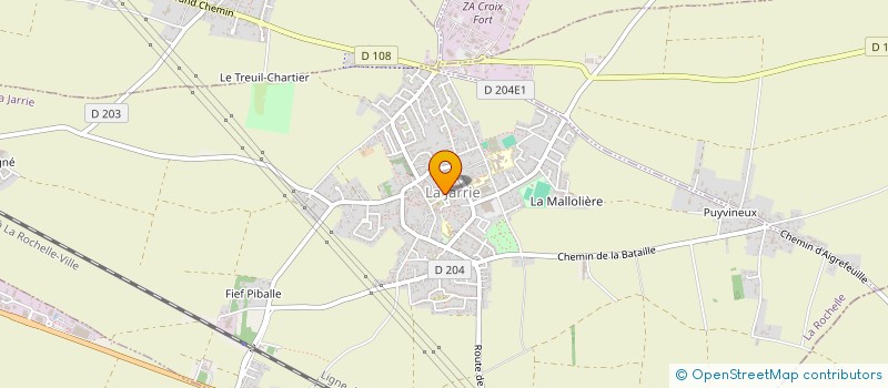 localisation de l'entreprise FOC  LA JARRIE