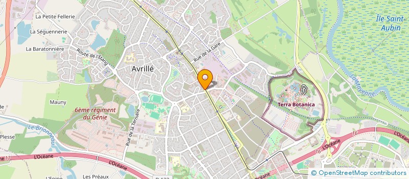 localisation de l'entreprise FOCA à AVRILLE