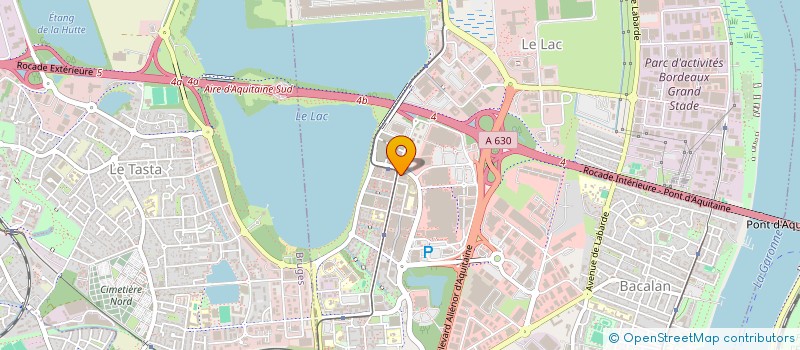 localisation de l'entreprise FOCAJ  BORDEAUX