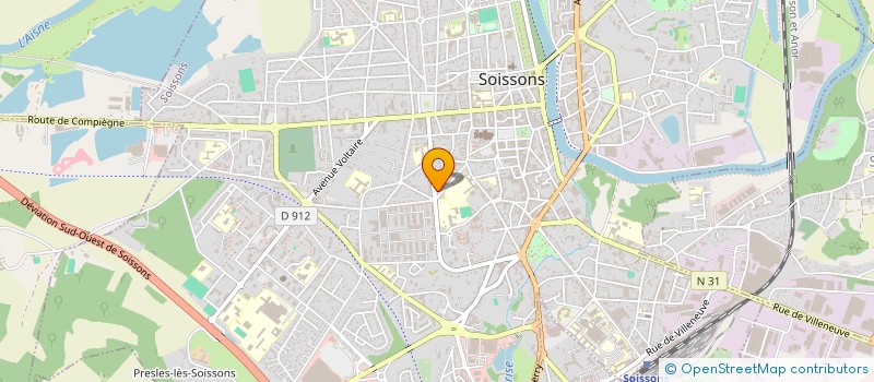 localisation de l'entreprise FOCAL à SOISSONS