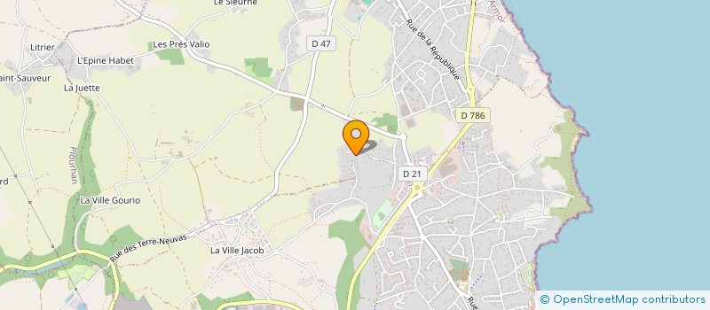 localisation de l'entreprise FOCAL POINT à BINIC-ETABLES-SUR-MER