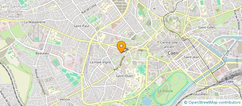 localisation de l'entreprise FOCALE/5 à CAEN