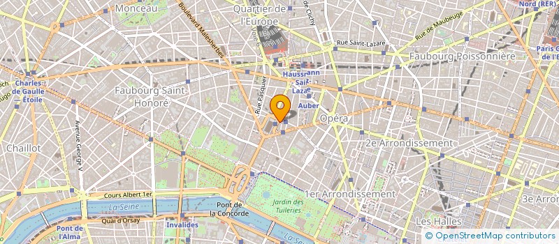localisation de l'entreprise FOCALYSE à PARIS