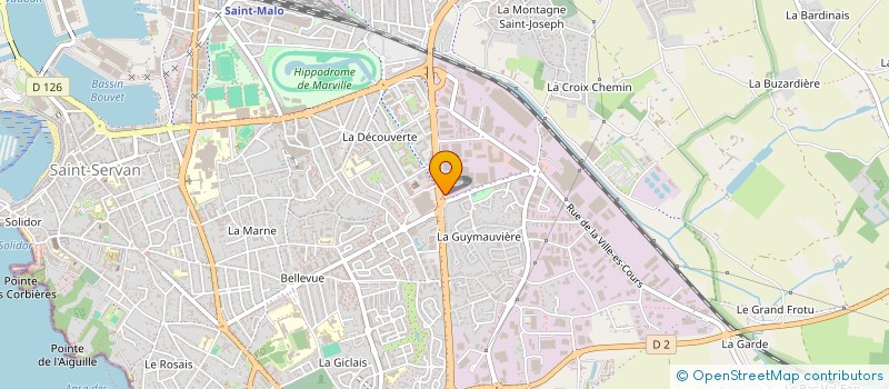 localisation de l'entreprise FOCAM  SAINT-MALO