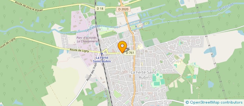 localisation de l'entreprise FOCARIA  LA FERTE SAINT-AUBIN